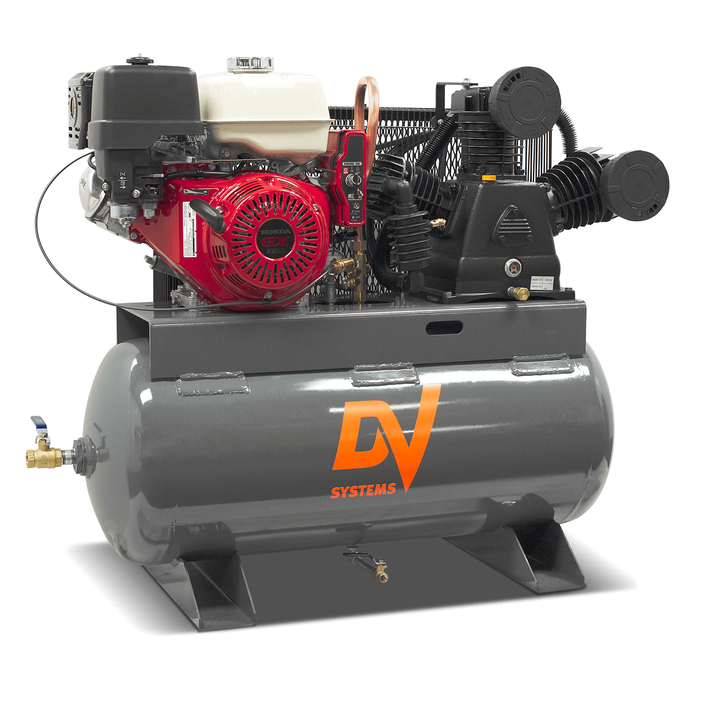 13 HP Gas Heavy Duty Industrial Series Reciprocating Compressor Image